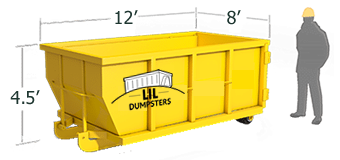 15 yard Dumpster Rental Green Bay / Appleton